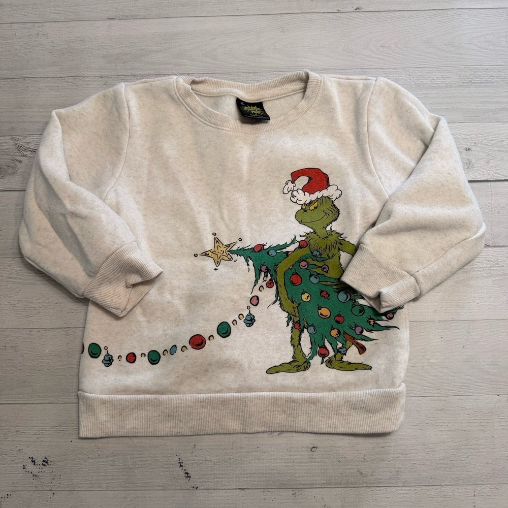 The Grinch who stole‎ Christmas kids sweatshirt 5T